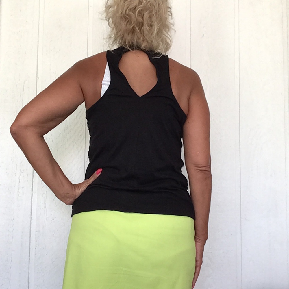 EXPRESS BLACK SEQUIN FRONT HALTER NECK TANK TOP… - Picture 5 of 12